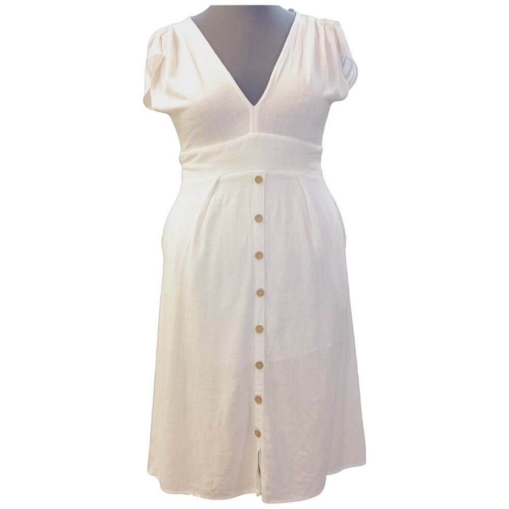 Petal + Pup white midi summer‎ dress SKUW502